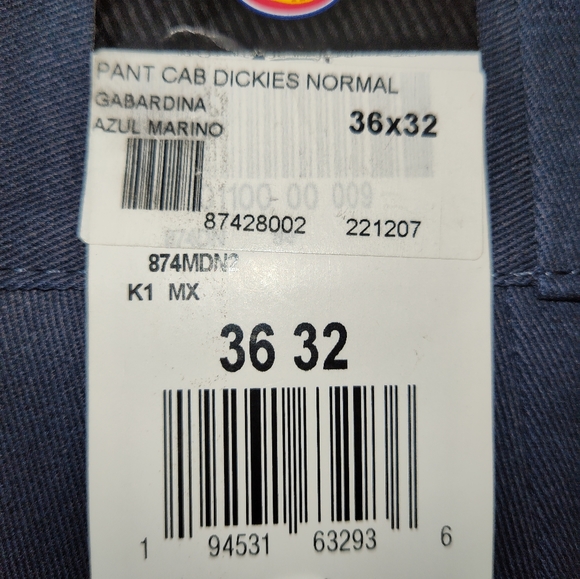 Dickies Navy Blue Work Pants - Picture 3 of 8